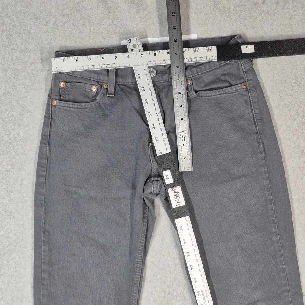 Levi's 511 Men Jeans 30X32 Gray Denim Slim Fit 29